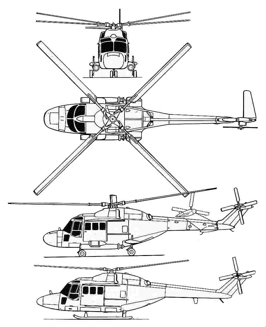 Westland lynx чертеж